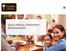 Tablet Screenshot of goldmedalrentals.com